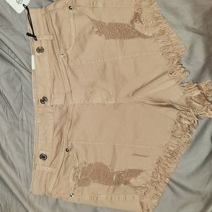 NWT tan shorts